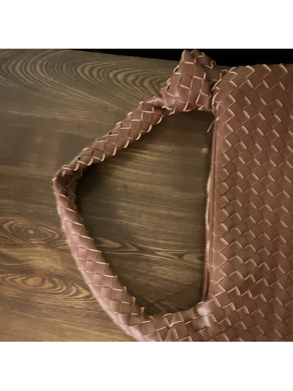 a new day Braided Hobo Shoulder Bag — Brown
